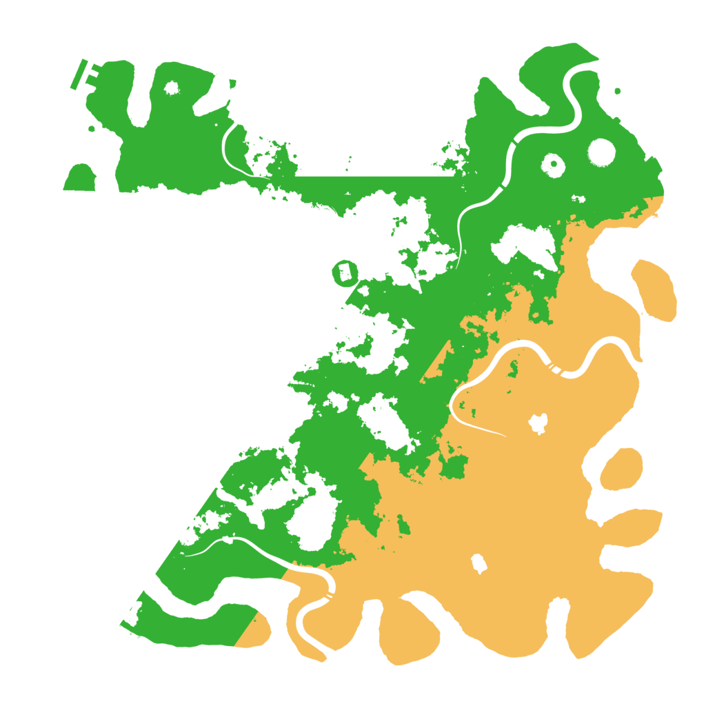 Biome Rust Map: Procedural Map, Size: 4500, Seed: 336220329