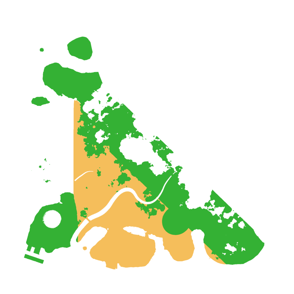 Biome Rust Map: Procedural Map, Size: 3000, Seed: 404896772