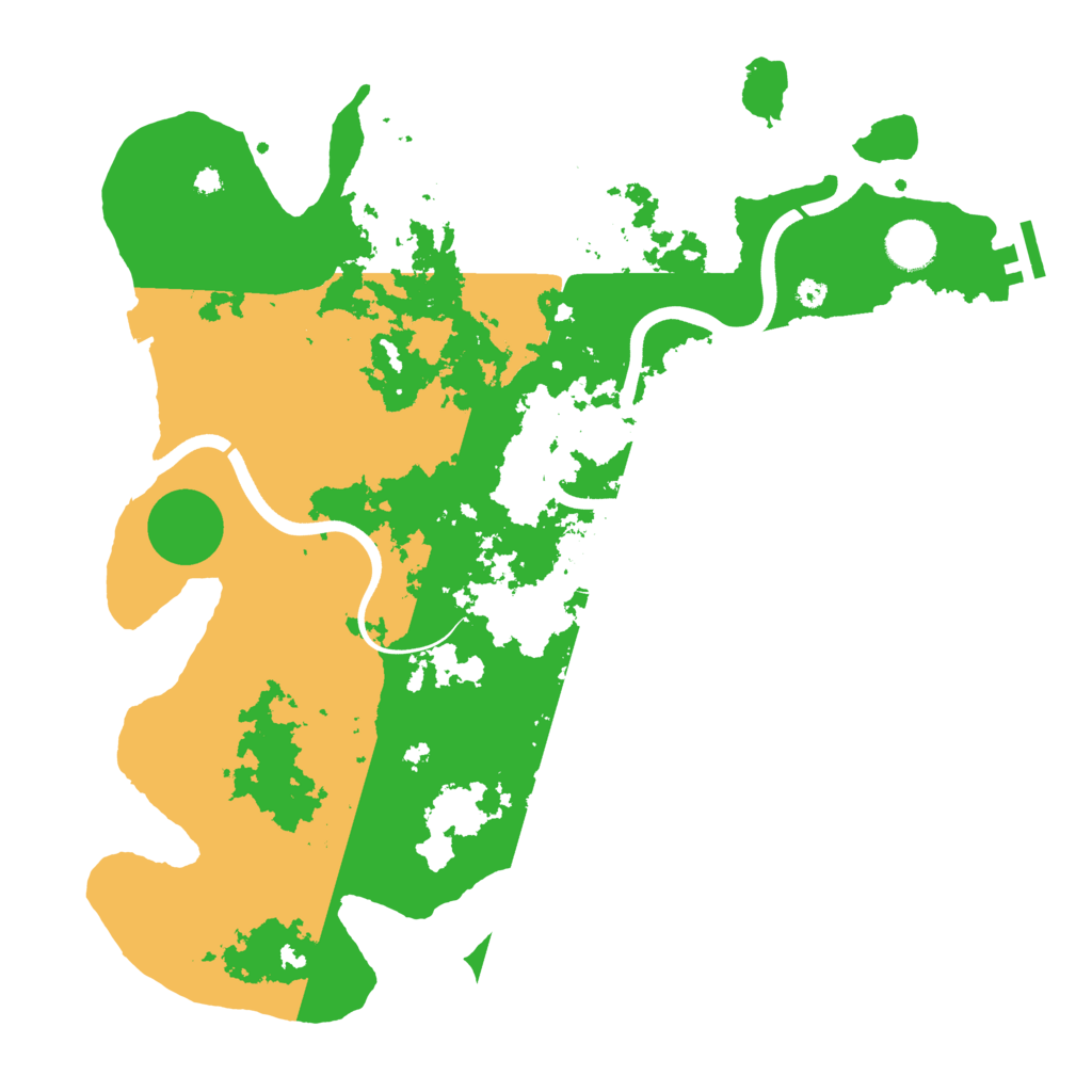 Biome Rust Map: Procedural Map, Size: 3800, Seed: 1048960017