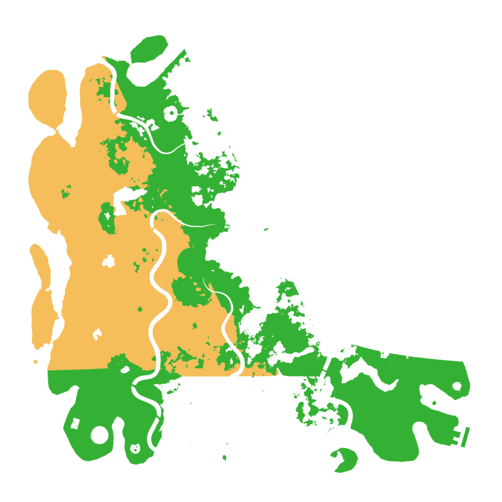 Biome Rust Map: Procedural Map, Size: 5000, Seed: 1400981256