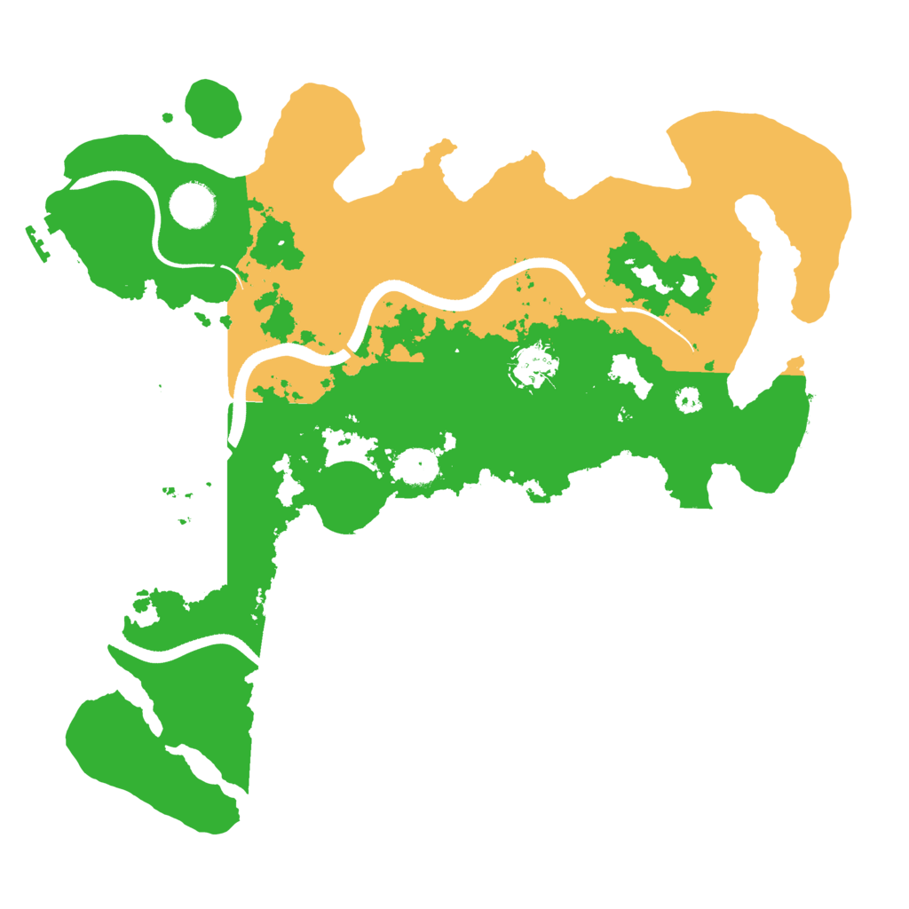 Biome Rust Map: Procedural Map, Size: 3500, Seed: 57382754