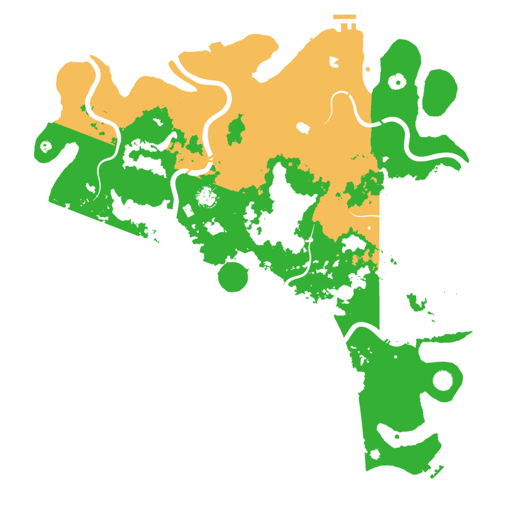 Biome Rust Map: Procedural Map, Size: 4500, Seed: 654684165