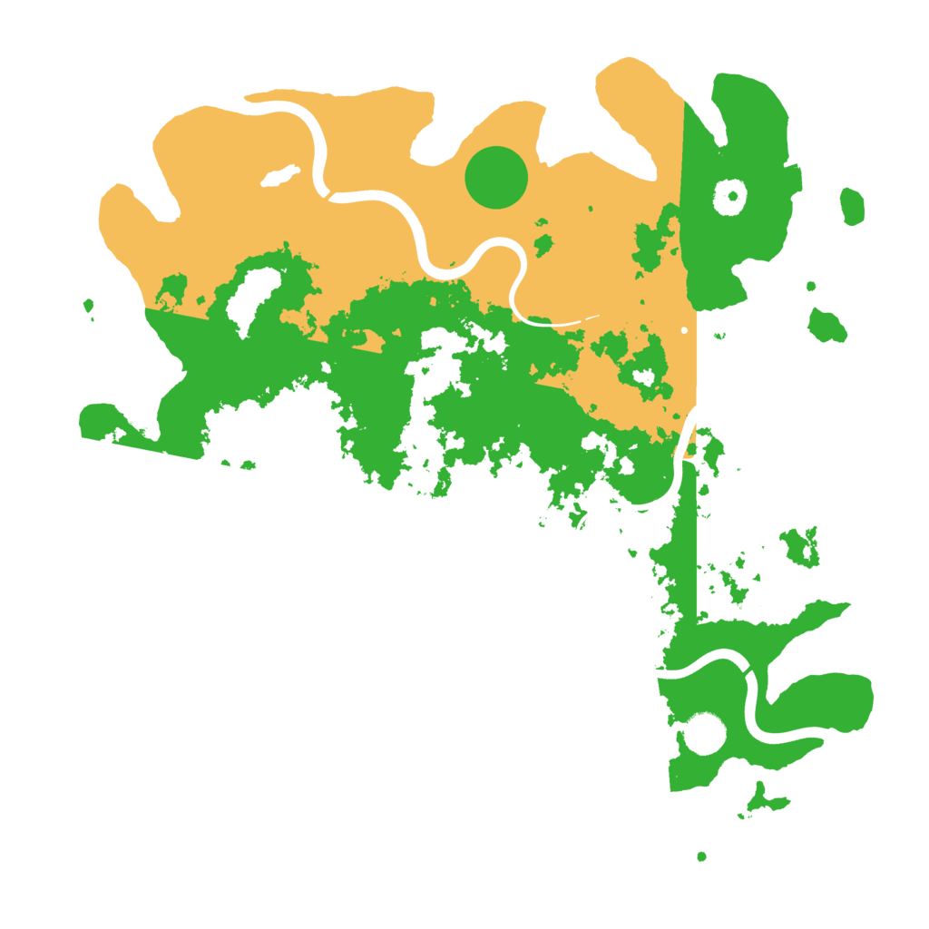 Biome Rust Map: Procedural Map, Size: 3900, Seed: 39697959