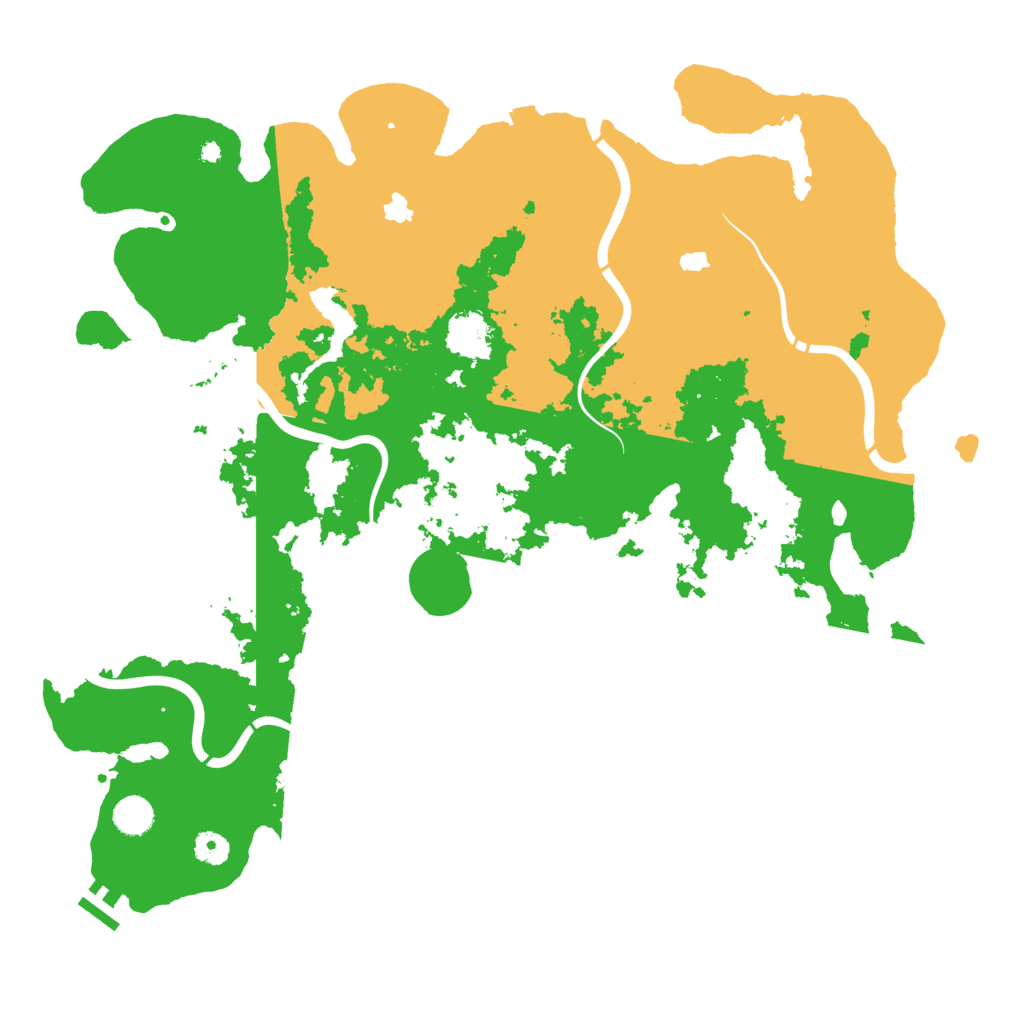 Biome Rust Map: Procedural Map, Size: 4500, Seed: 47727