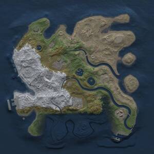 Thumbnail Rust Map: Procedural Map, Size: 3000, Seed: 648256, 11 Monuments
