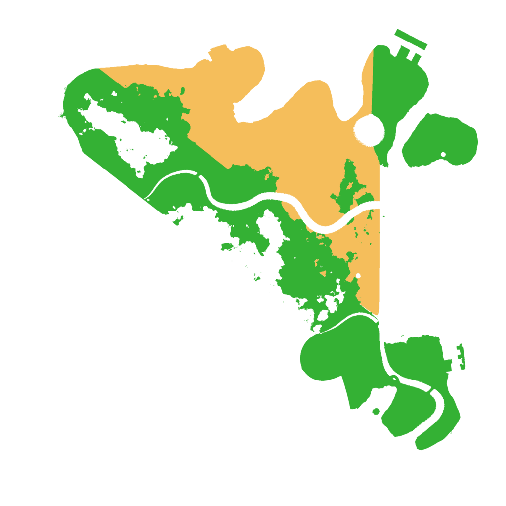 Biome Rust Map: Procedural Map, Size: 3000, Seed: 1393333325