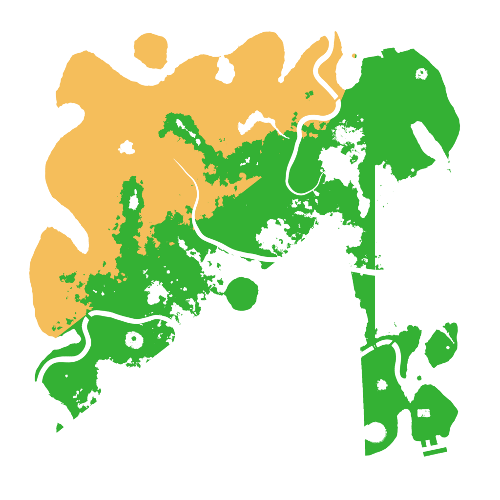 Biome Rust Map: Procedural Map, Size: 4250, Seed: 51057947