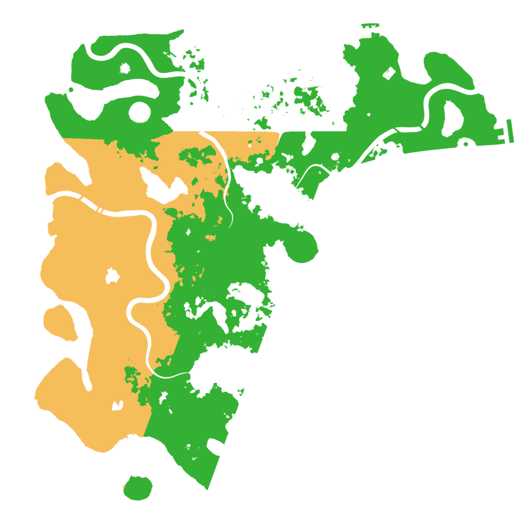 Biome Rust Map: Procedural Map, Size: 4500, Seed: 29447583