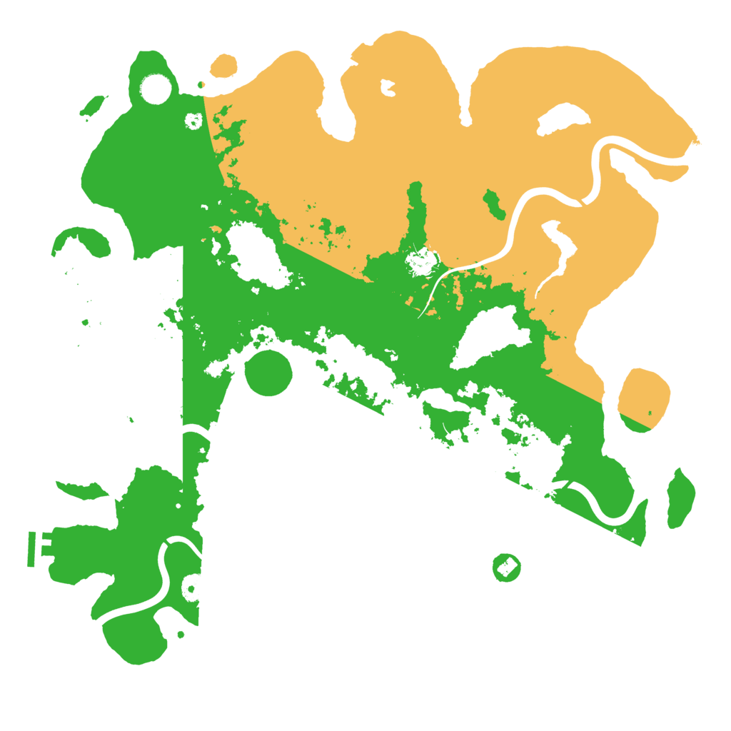 Biome Rust Map: Procedural Map, Size: 4200, Seed: 11411739