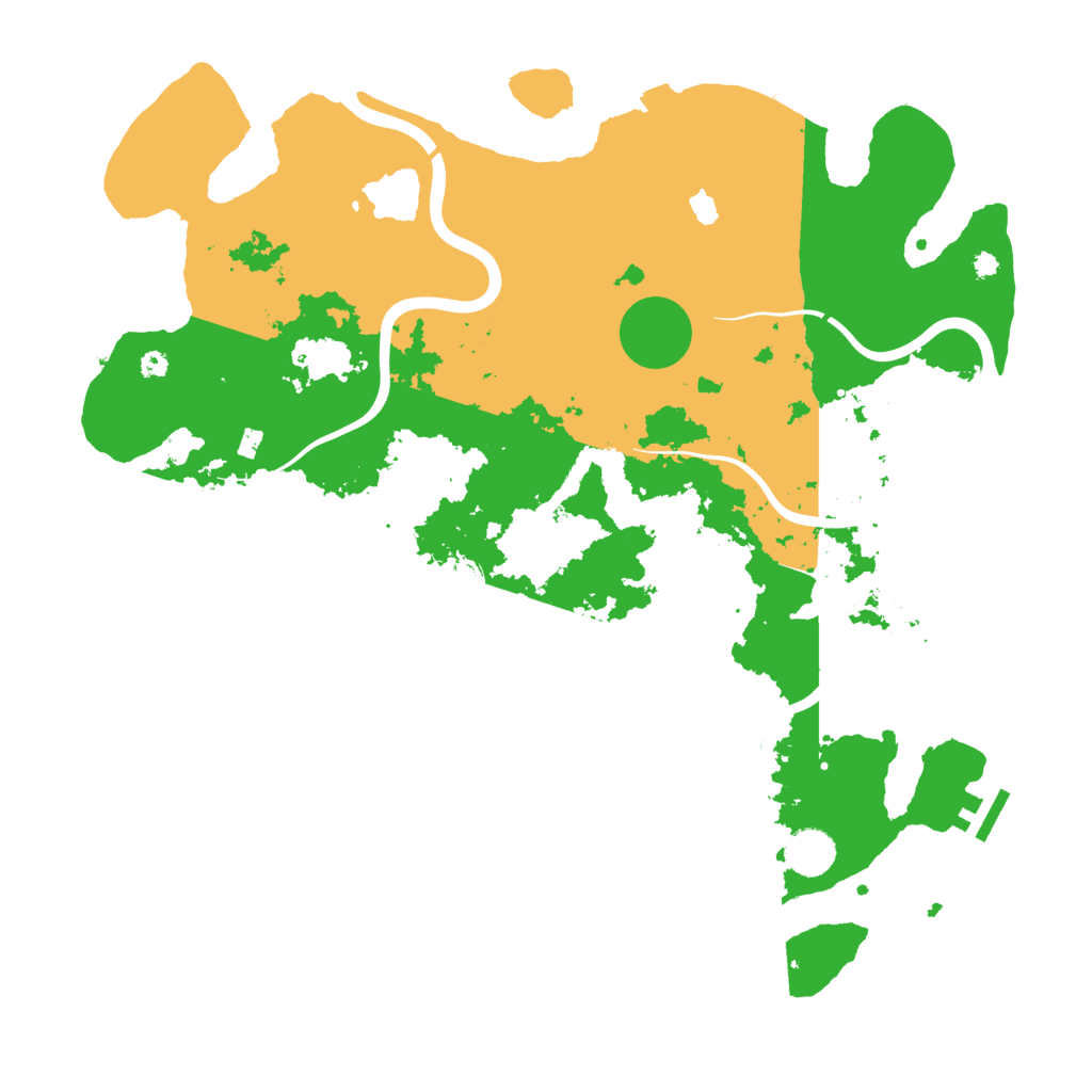 Biome Rust Map: Procedural Map, Size: 4000, Seed: 2022592221