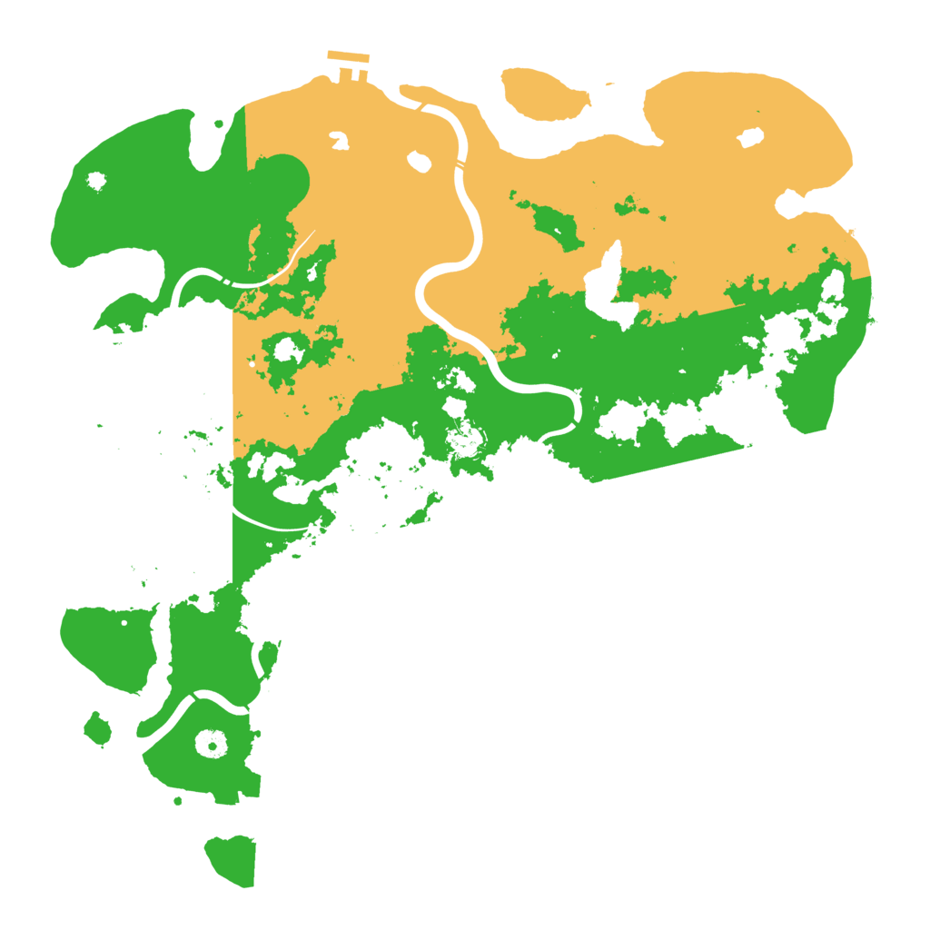 Biome Rust Map: Procedural Map, Size: 4500, Seed: 987586435