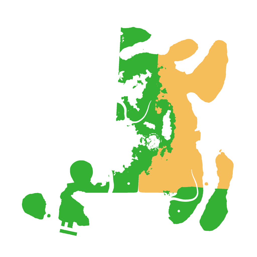 Biome Rust Map: Procedural Map, Size: 3000, Seed: 3298