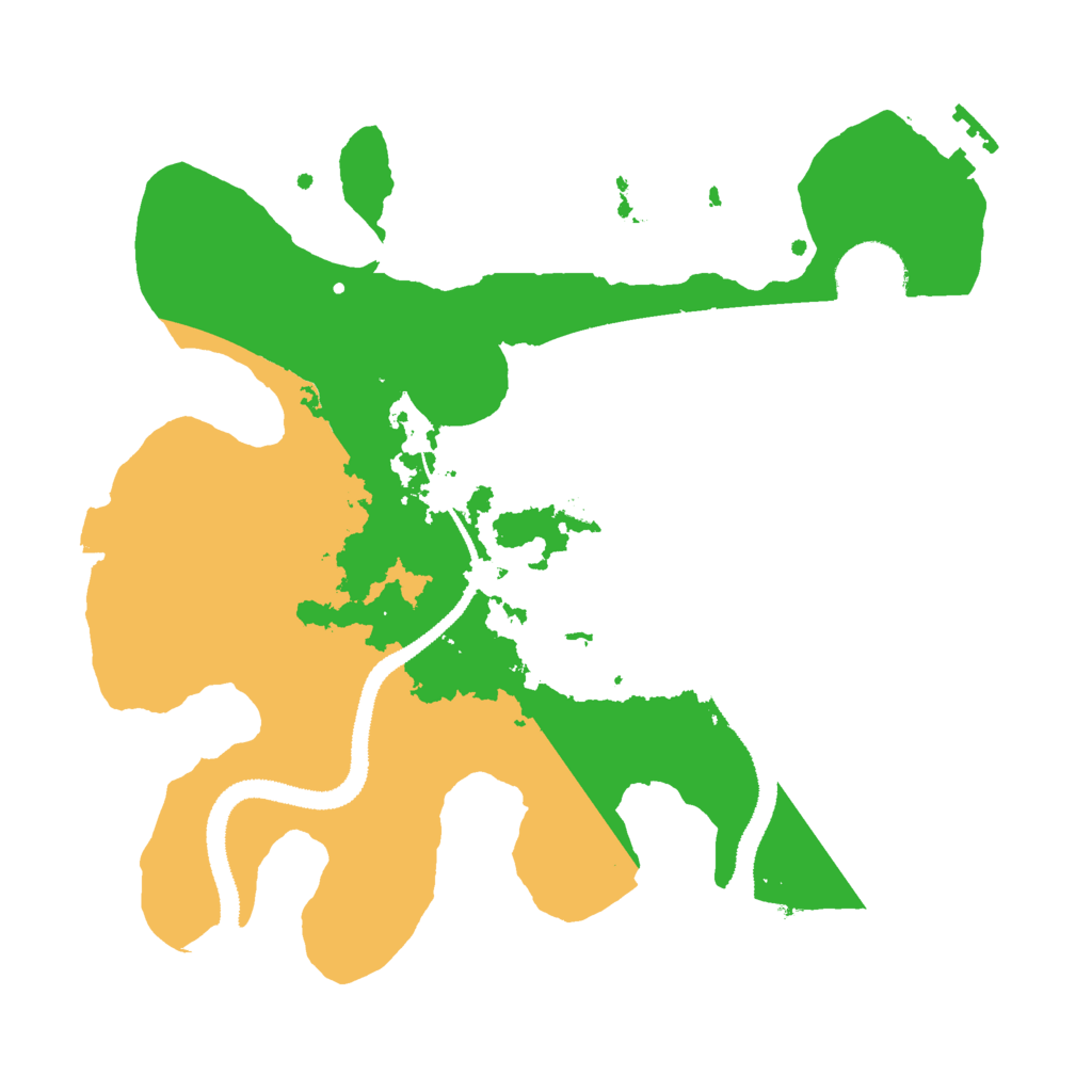 Biome Rust Map: Procedural Map, Size: 2800, Seed: 1240480224