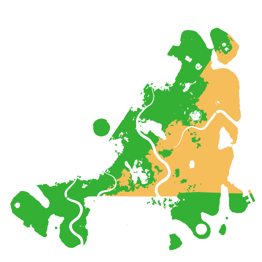 Biome Rust Map: Procedural Map, Size: 4200, Seed: 284516