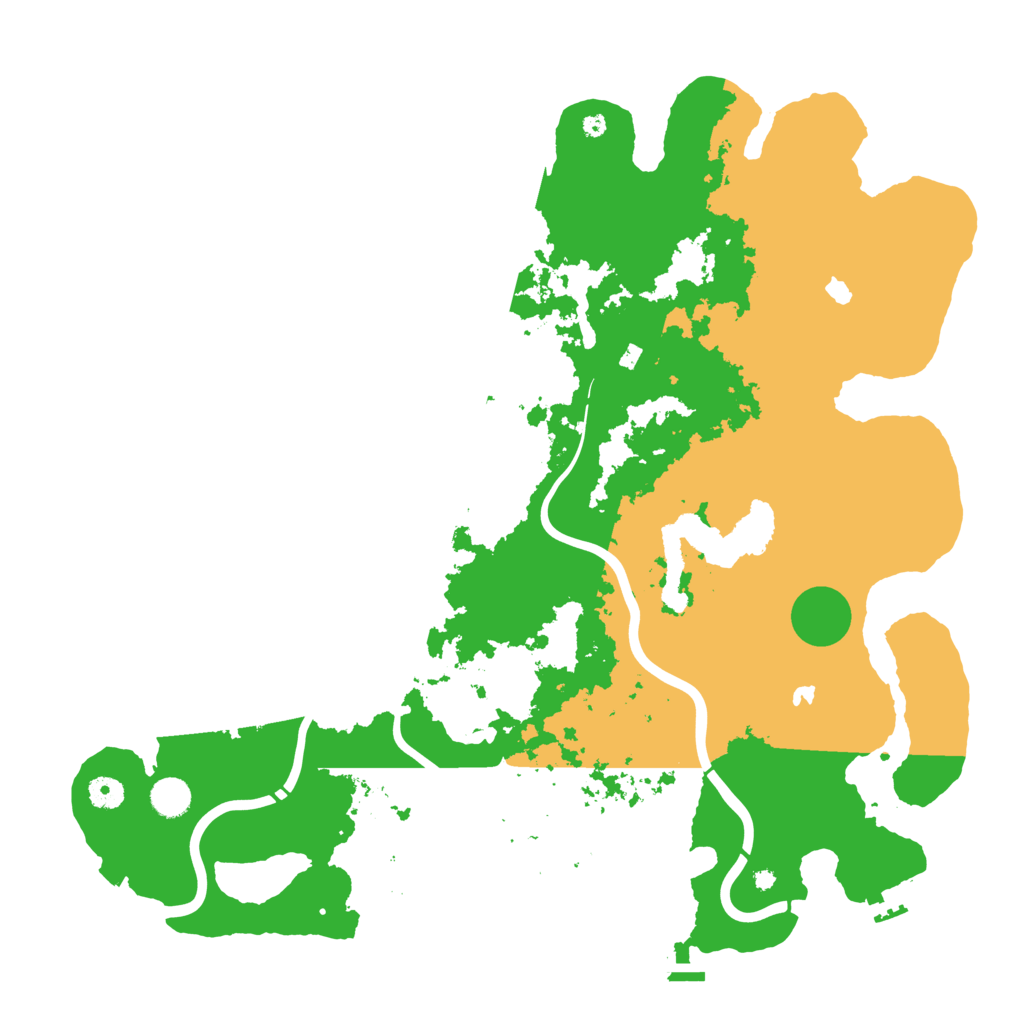 Biome Rust Map: Procedural Map, Size: 4500, Seed: 1668764092