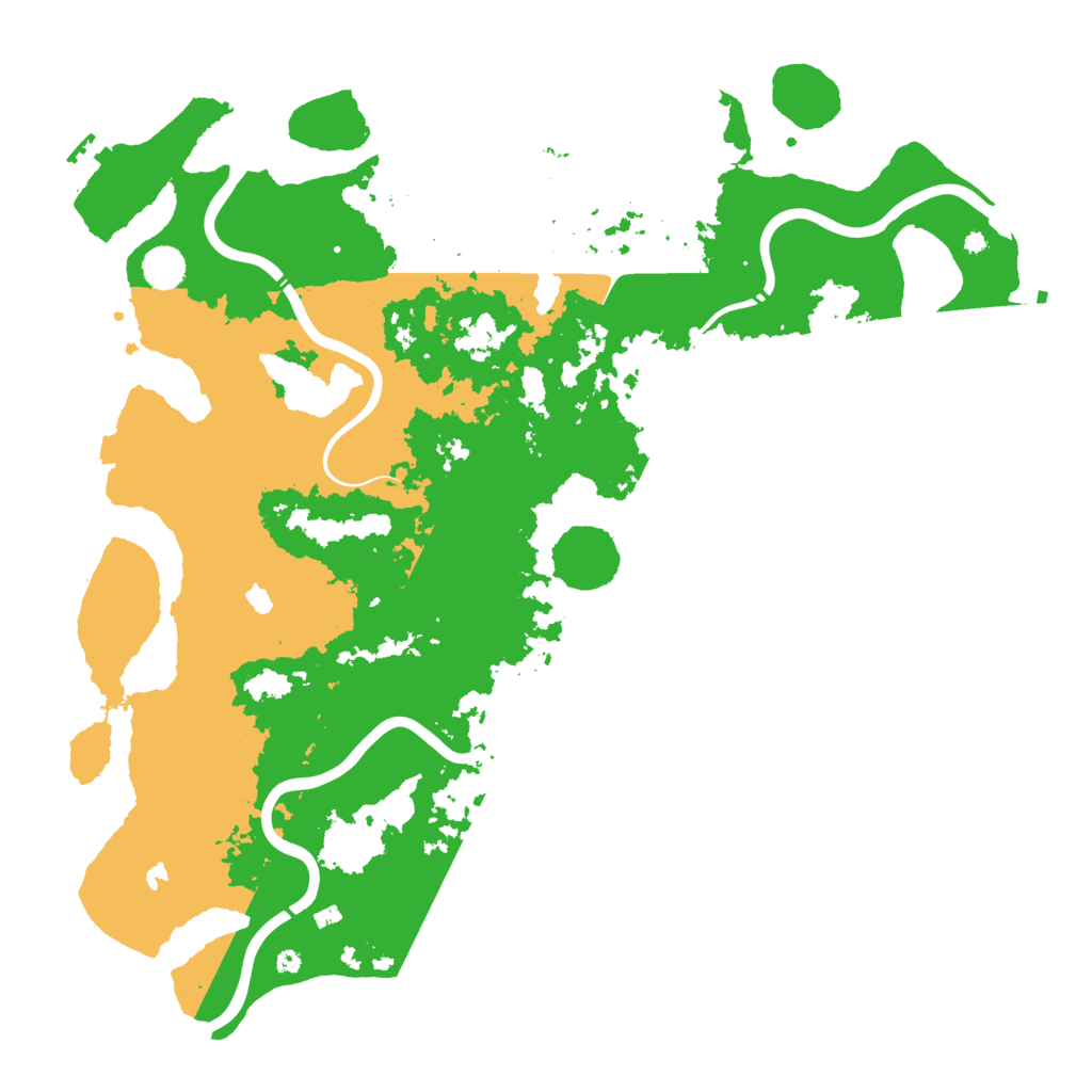 Biome Rust Map: Procedural Map, Size: 4500, Seed: 1324237411