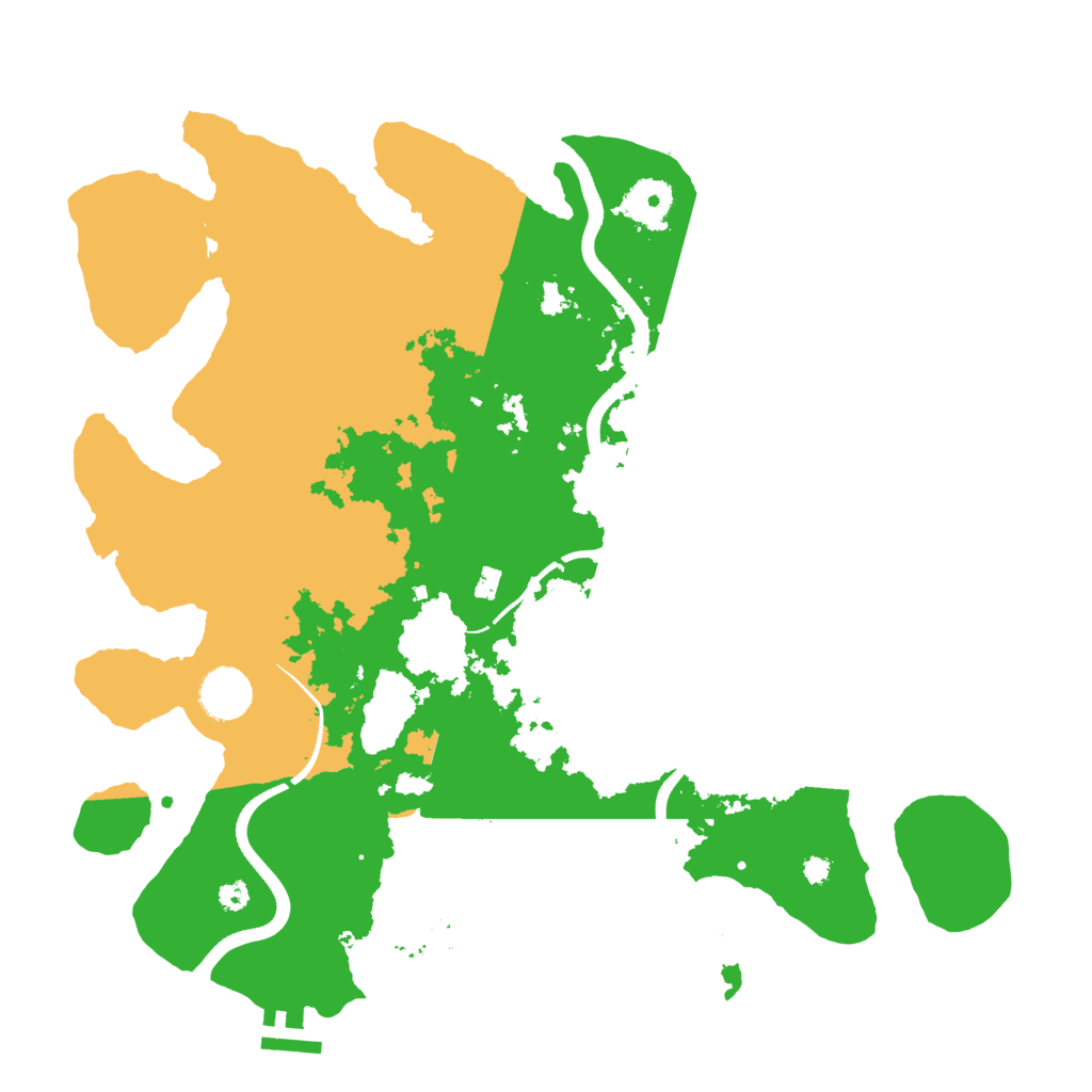 Biome Rust Map: Procedural Map, Size: 3650, Seed: 18572161