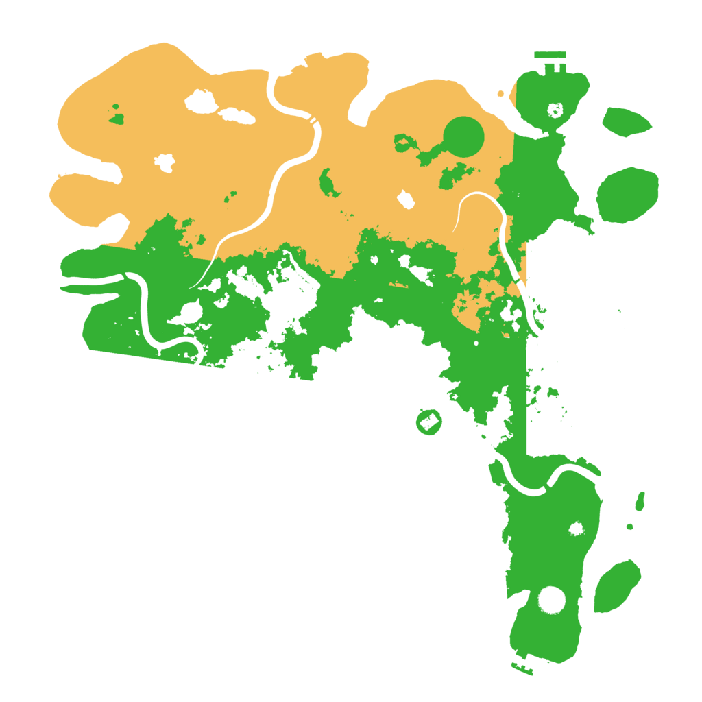Biome Rust Map: Procedural Map, Size: 4500, Seed: 273476790