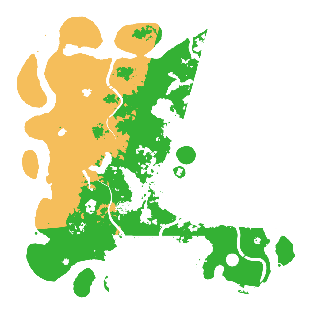 Biome Rust Map: Procedural Map, Size: 4500, Seed: 791662256