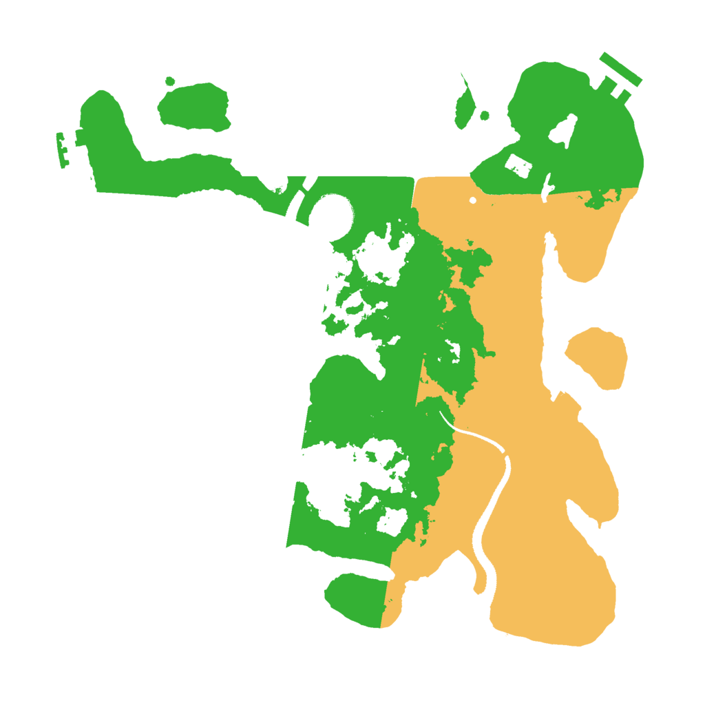 Biome Rust Map: Procedural Map, Size: 3000, Seed: 174143093