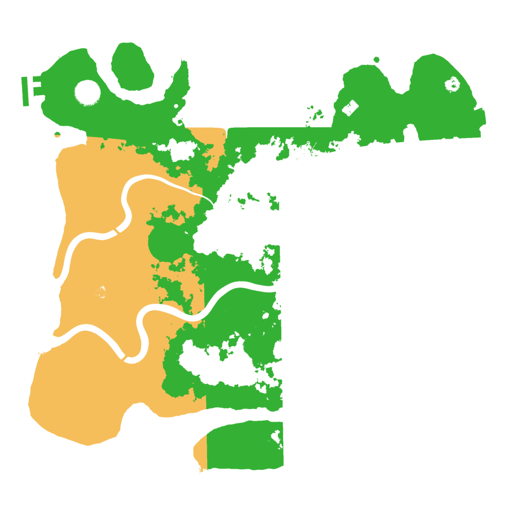 Biome Rust Map: Procedural Map, Size: 3500, Seed: 1067835421