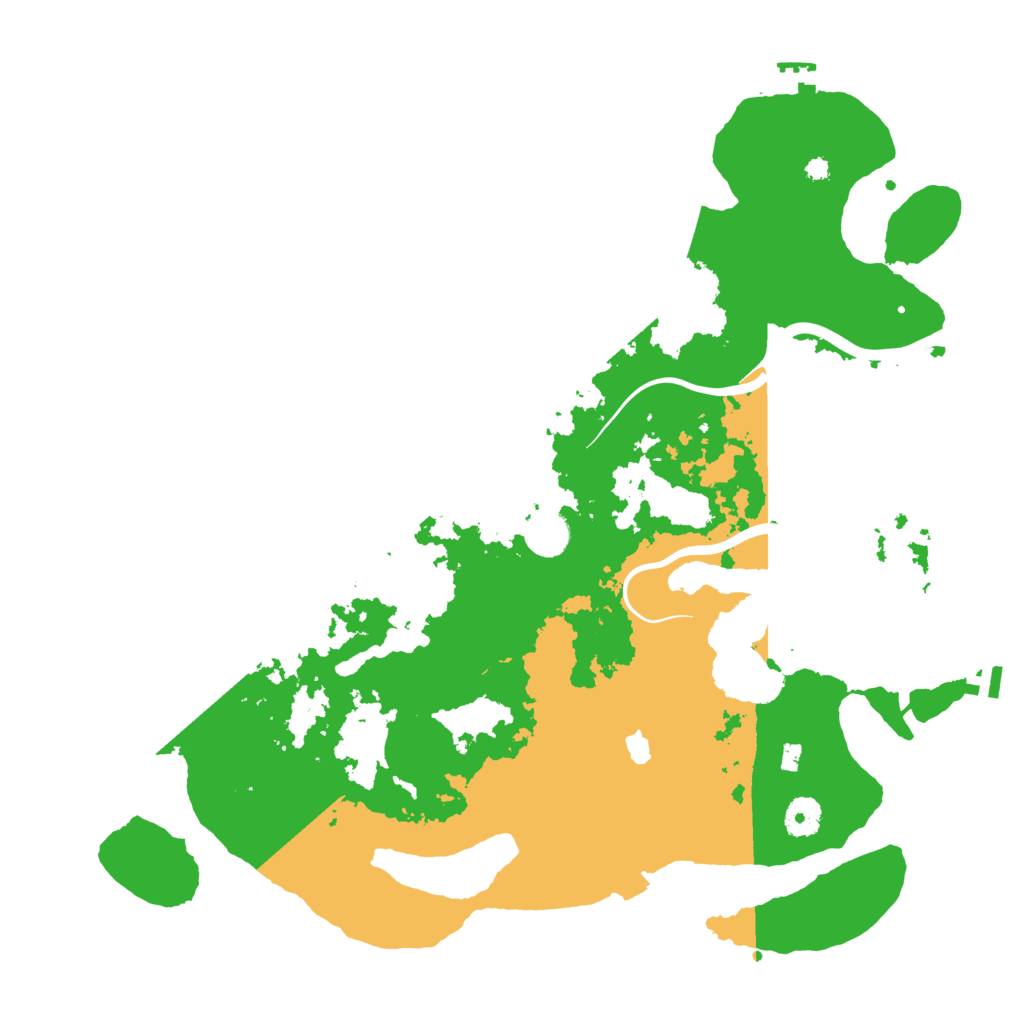 Biome Rust Map: Procedural Map, Size: 4000, Seed: 2003952101