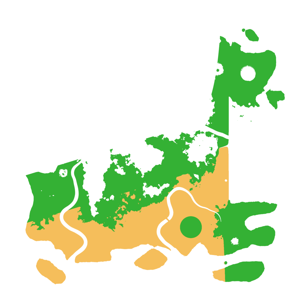 Biome Rust Map: Procedural Map, Size: 3700, Seed: 622612877