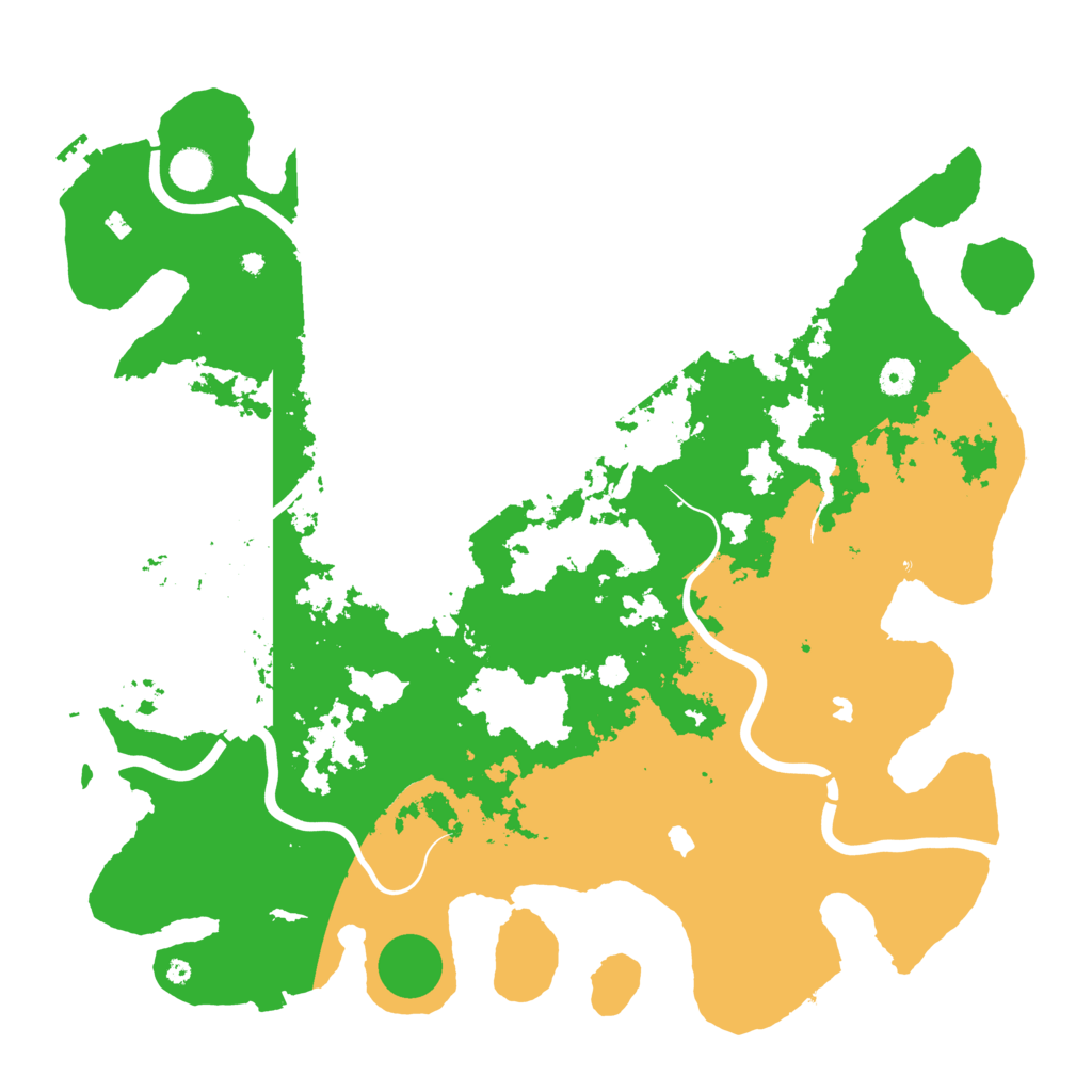 Biome Rust Map: Procedural Map, Size: 4500, Seed: 1291633889
