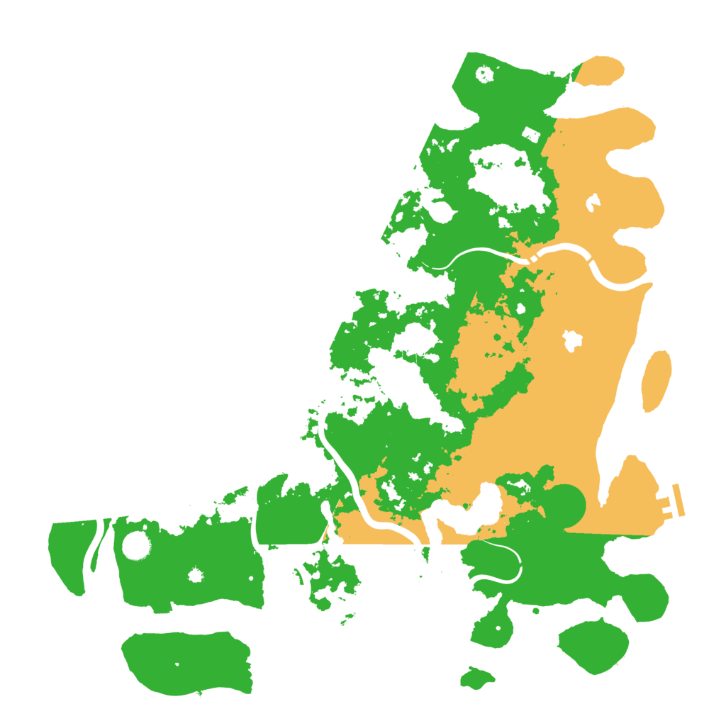 Biome Rust Map: Procedural Map, Size: 4500, Seed: 1555051332
