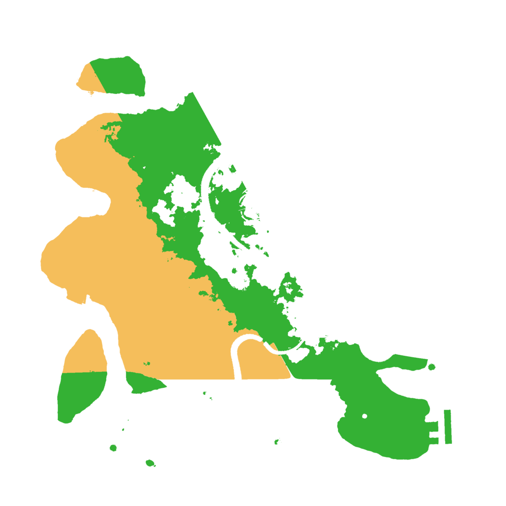 Biome Rust Map: Procedural Map, Size: 3000, Seed: 65215