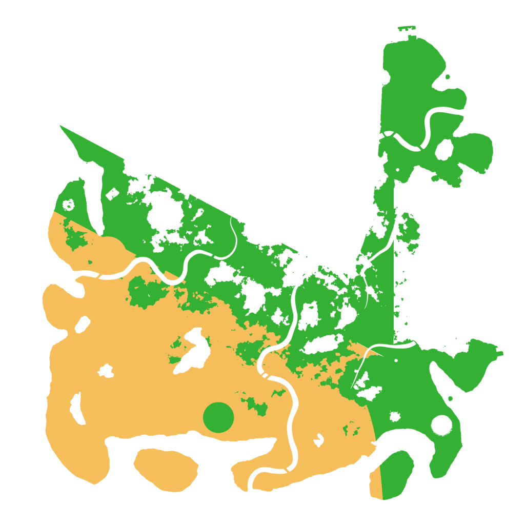 Biome Rust Map: Procedural Map, Size: 4500, Seed: 307926163