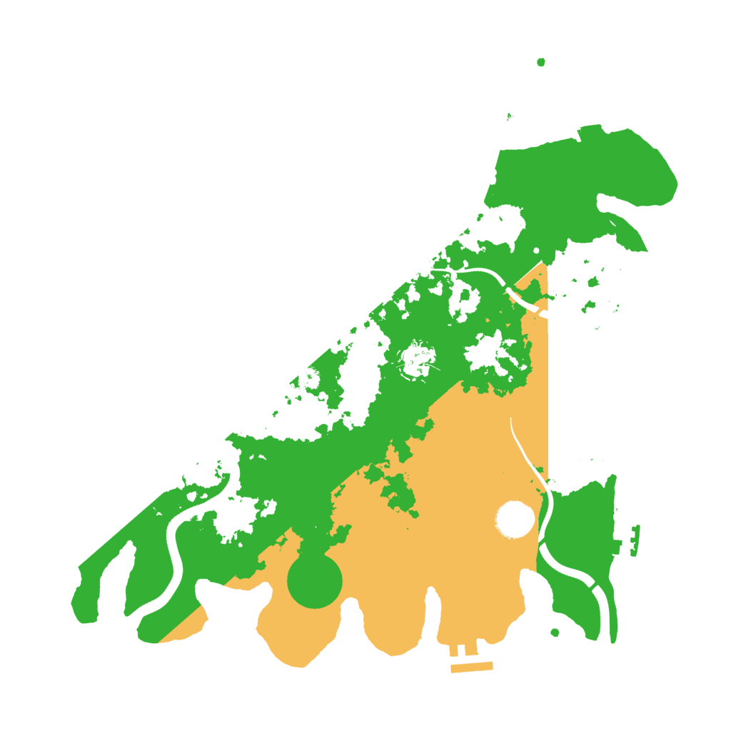 Biome Rust Map: Procedural Map, Size: 3500, Seed: 794105180