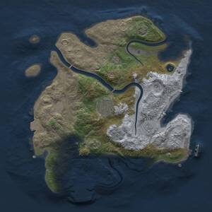 Thumbnail Rust Map: Procedural Map, Size: 2800, Seed: 625353374, 8 Monuments