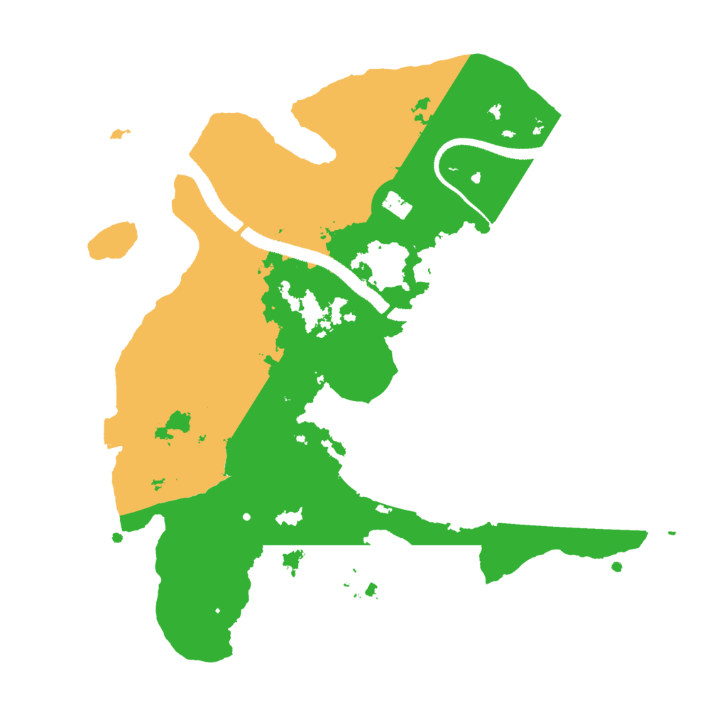 Biome Rust Map: Procedural Map, Size: 2800, Seed: 625353374