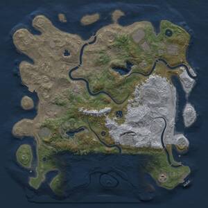 Thumbnail Rust Map: Procedural Map, Size: 4250, Seed: 259094941, 17 Monuments