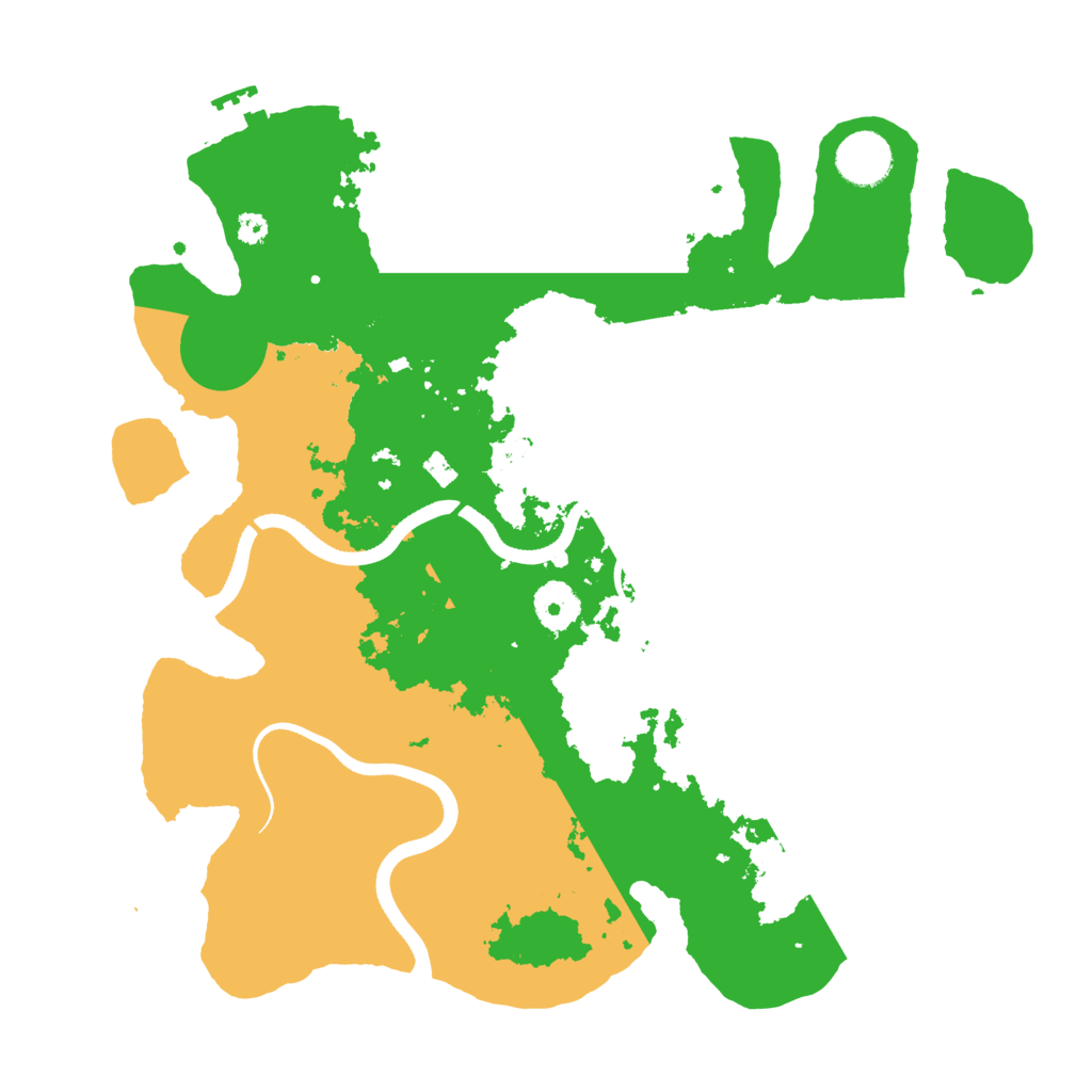 Biome Rust Map: Procedural Map, Size: 3500, Seed: 1274548814