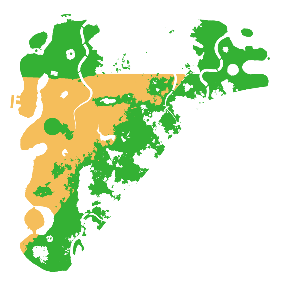 Biome Rust Map: Procedural Map, Size: 4500, Seed: 1036618950
