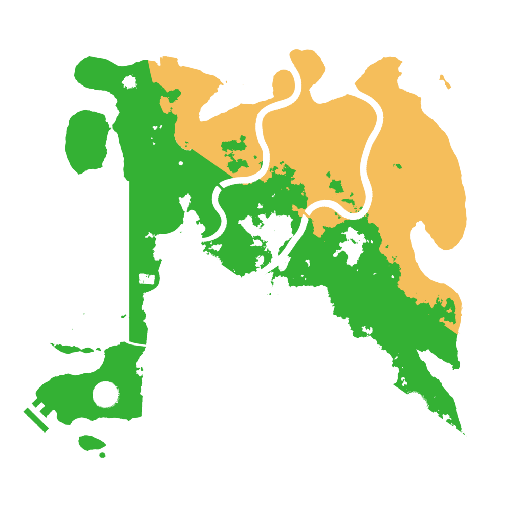 Biome Rust Map: Procedural Map, Size: 3500, Seed: 1510688157