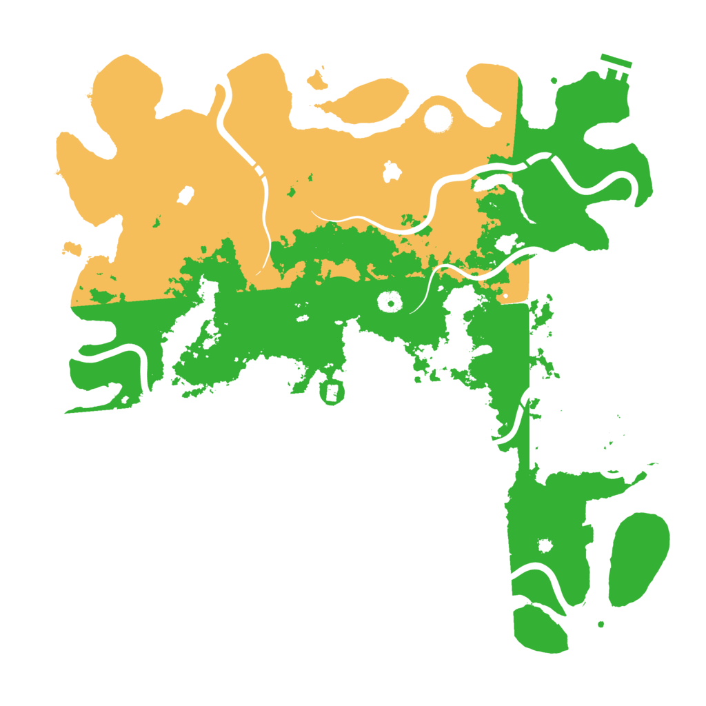 Biome Rust Map: Procedural Map, Size: 4500, Seed: 426079248