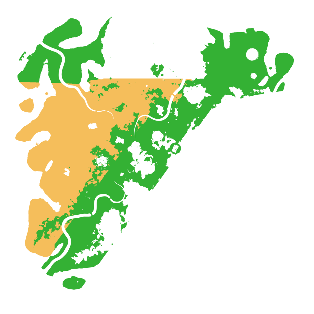 Biome Rust Map: Procedural Map, Size: 4500, Seed: 1164031916