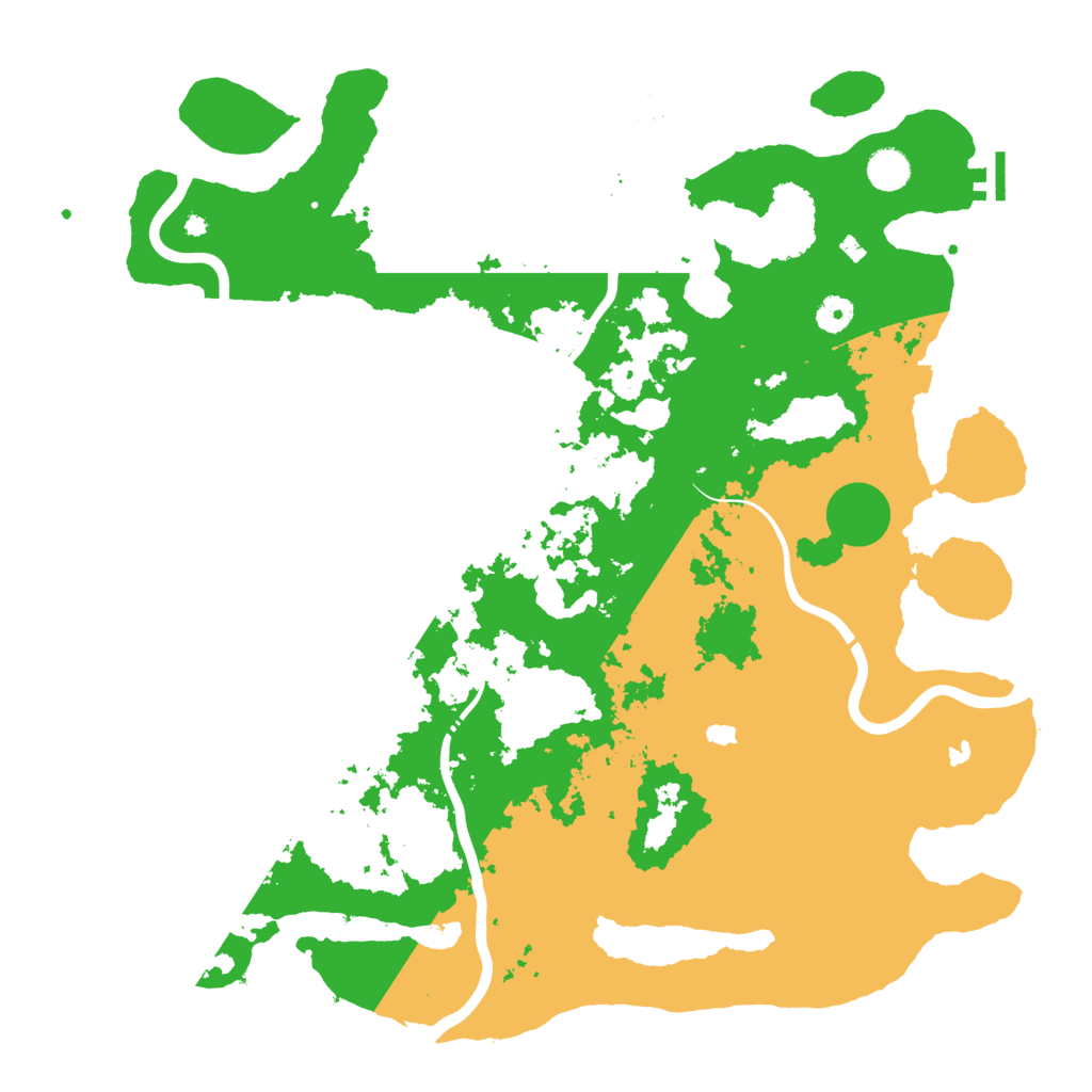 Biome Rust Map: Procedural Map, Size: 4500, Seed: 738992456