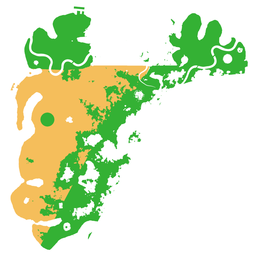 Biome Rust Map: Procedural Map, Size: 5000, Seed: 765989463