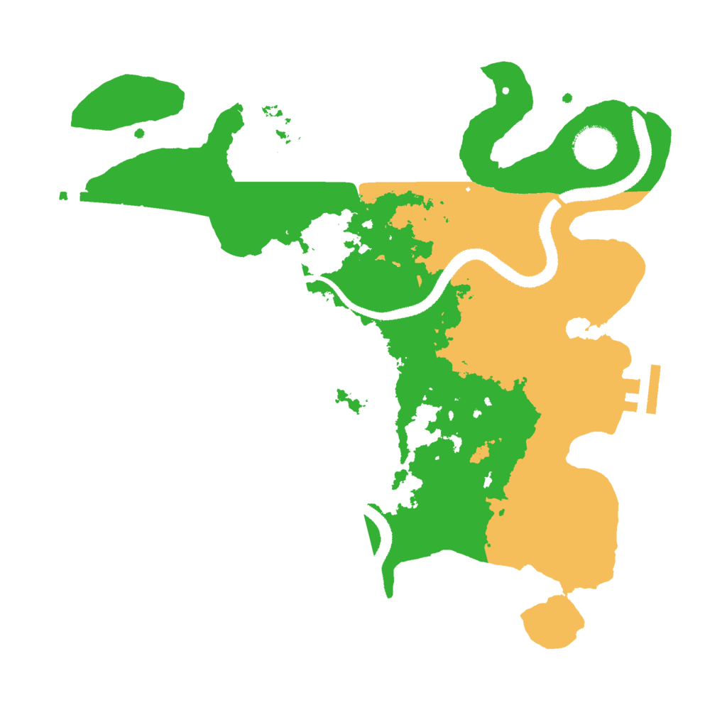 Biome Rust Map: Procedural Map, Size: 3000, Seed: 35786