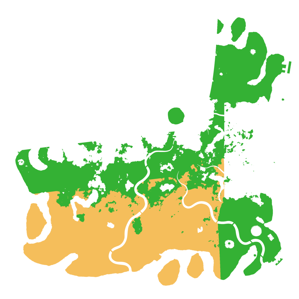Biome Rust Map: Procedural Map, Size: 5000, Seed: 1108507479