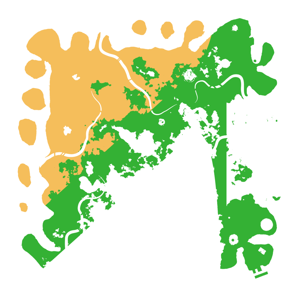 Biome Rust Map: Procedural Map, Size: 4500, Seed: 416160746