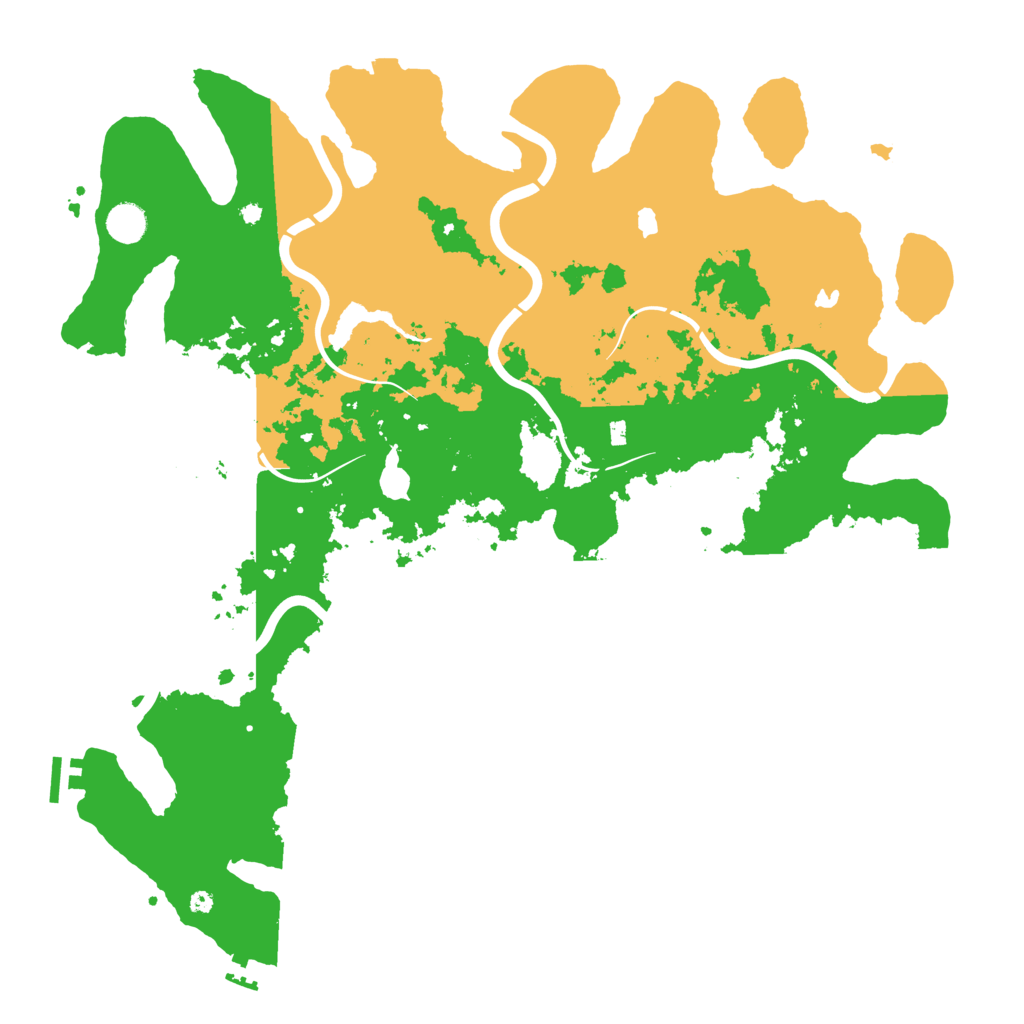 Biome Rust Map: Procedural Map, Size: 4500, Seed: 512147027