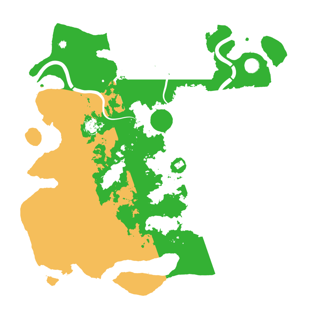 Biome Rust Map: Procedural Map, Size: 3800, Seed: 306798201