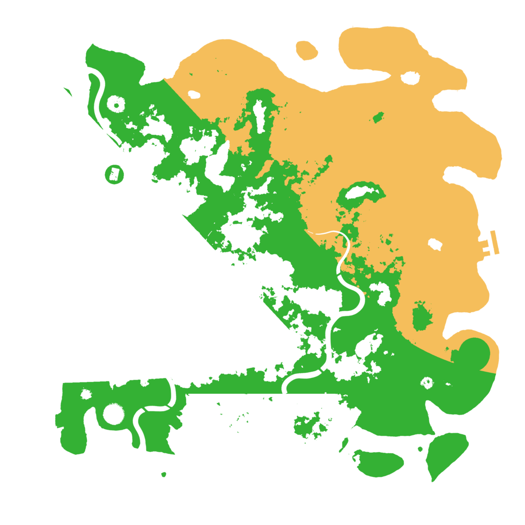 Biome Rust Map: Procedural Map, Size: 4450, Seed: 1406986271