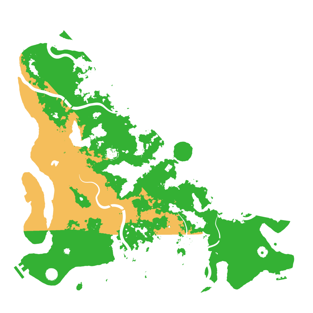 Biome Rust Map: Procedural Map, Size: 4500, Seed: 1301965739