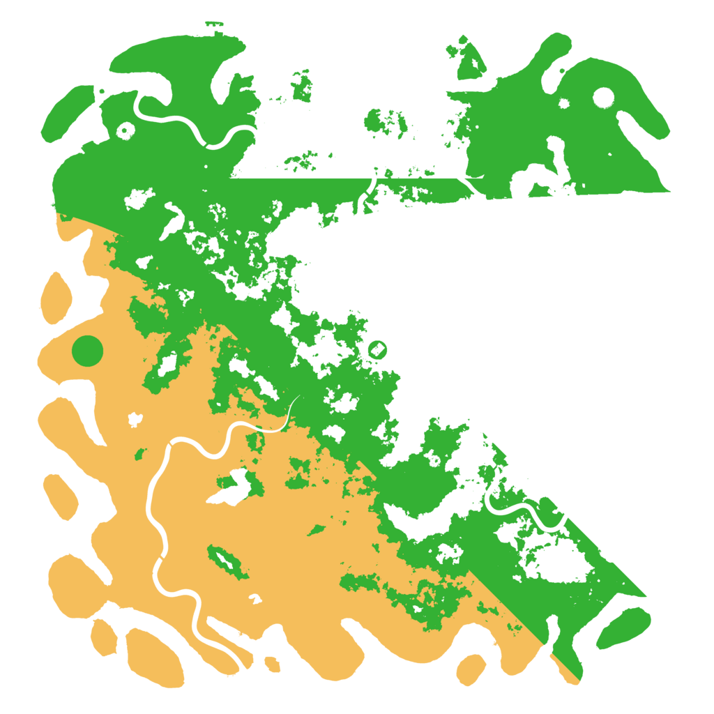 Biome Rust Map: Procedural Map, Size: 6000, Seed: 187619785